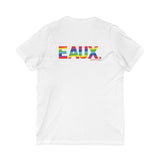 EAUX RAINBOW UNISEX V-NECK T-SHIRTS