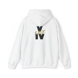V EAUX IV- BLACK W/ GOLD EAUX UNISEX HOODIE