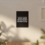 GOD WILL ANSWER CANVAS ART