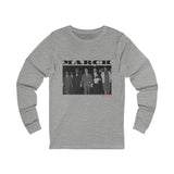 MARCH - BLACK UNISEX LONG SLEEVE T-SHIRT