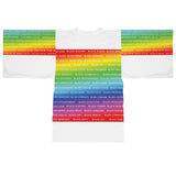 BLACK MAGIC RAINBOW WHITE KIMONO