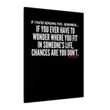 WHERE YOU FIT CANVAS ART