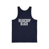 BEAUCOUP BLACK - WHITE UNISEX TANK TOP