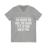 TAKE AIM UNISEX V-NECK T-SHIRT