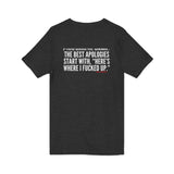 BEST APOLOGIES UNISEX V-NECK T-SHIRT