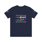 BLACK GAY FUP WHITE UNISEX SHORT SLEEVE T-SHIRTS