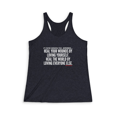 HEAL YOUR WOUNDS RACERBACK TANK TOP