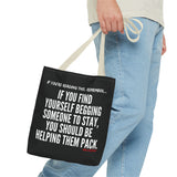 HELP THEM PACK TOTE BAG