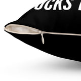 LIFE TRULY BEGINS THROW PILLOW