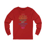 MEANING OF PRIDE UNISEX LONGSLEEVE T-SHIRTS