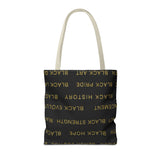 BLACK MAGIC - GOLD LETTERS TOTE BAG