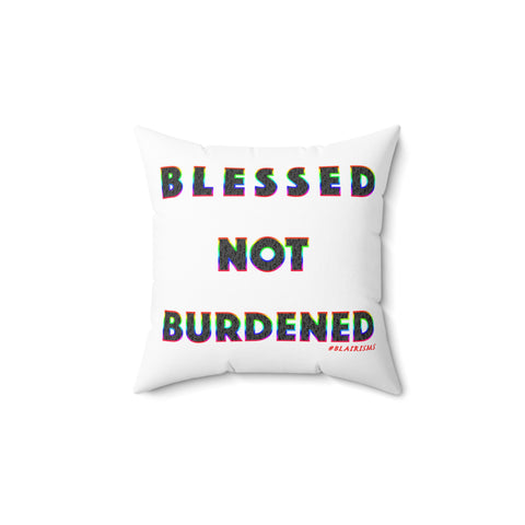 BLACK QUEER RAINBOW THROW PILLOW
