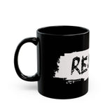 RESIST - WHITE CERAMIC MUG - BLACK 15OZ
