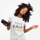 Five Eaux Feaux Unisex T‑Shirt — Mardi Gras Fleur‑de‑Lis
