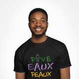 Five Eaux Feaux Unisex T‑Shirt — Mardi Gras Fleur‑de‑Lis