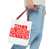 #AllBlocksMatter Tote Bag - Empowering AOP Design for Activism