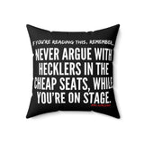 HECKLERS THROW PILLOW