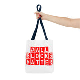 #AllBlocksMatter Tote Bag - Empowering AOP Design for Activism