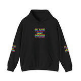 BLACK GAY PROUD UNISEX HOODIE