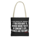 WHERE YOU FIT TOTE BAG