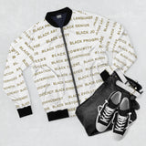 BLACK MAGIC - GOLD LETTERS AOP MEN'S BOMBER JACKET