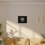 REACH FOR SOMETHING WHITE GOLD CANVAS ART