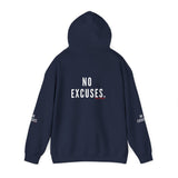 NO EXCUSE UNISEX HOODIE