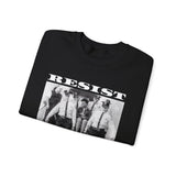 RESIST-WHITE UNISEX SWEAT SHIRT