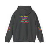 BLACK GAY PROUD UNISEX HOODIE