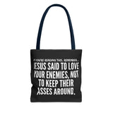 JESUS SAID TOTE BAG