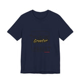 REACH FOR SOMETHING BLACK GOLD UNISEX SHORT SLEEVE T-SHIRTS