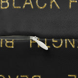 BLACK MAGIC - BLACK GOLD LUMBAR PILLOW