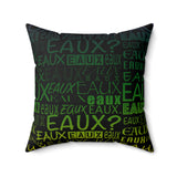 EAUX- MARDI GRAS THROW PILLOW