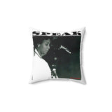 SPEAK - BLACK THROW PILLOW