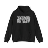 BEST APOLOGIES UNISEX HOODIE