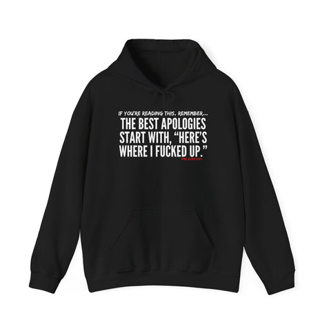 BEST APOLOGIES UNISEX HOODIE