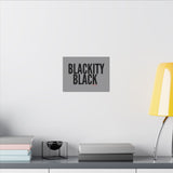 BLACKITY BLACK - BLACK CANVAS ART