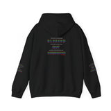 BLACK QUEER RAINBOW UNISEX HOODIE