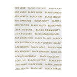 BLACK MAGIC - GOLD LETTERS PLUSH BLANKET