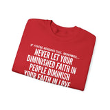 DIMINISHED FAITH UNISEX SWEATSHIRT