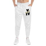 V EAUX IV - BLACK W/ GOLD EAUX  ATHLETIC JOGGERS