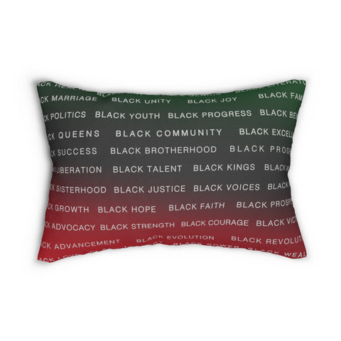 BLACK MAGIC - RBG LUMBAR PILLOW