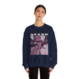 STAND - WHITE UNISEX SWEAT SHIRT