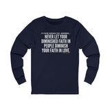 DIMINISHED FAITH UNISEX LONG SLEEVE T-SHIRT