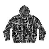 EAUX WHITE AOP ZIP HOODIE
