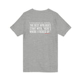 BEST APOLOGIES UNISEX V-NECK T-SHIRT