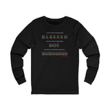 BLACK MAN RAINBOW UNISEX LONGSLEEVE T-SHIRTS