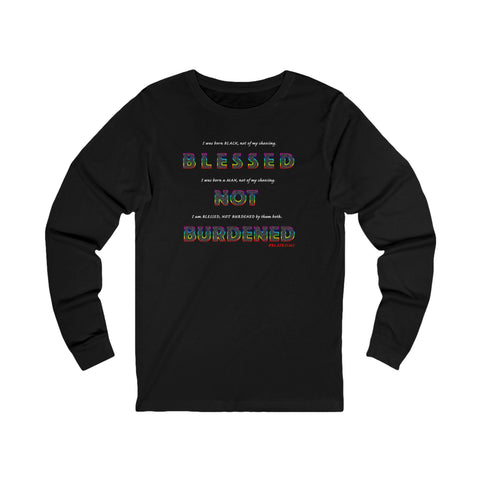 BLACK MAN RAINBOW UNISEX LONGSLEEVE T-SHIRTS