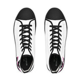 V EAUX IV - BLACK W/ PINK EAUX HI TOP SNEAKERS - WHITE SOLE