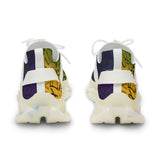 EAUX - BLACK ON MARDI GRAS MESH SNEAKERS
